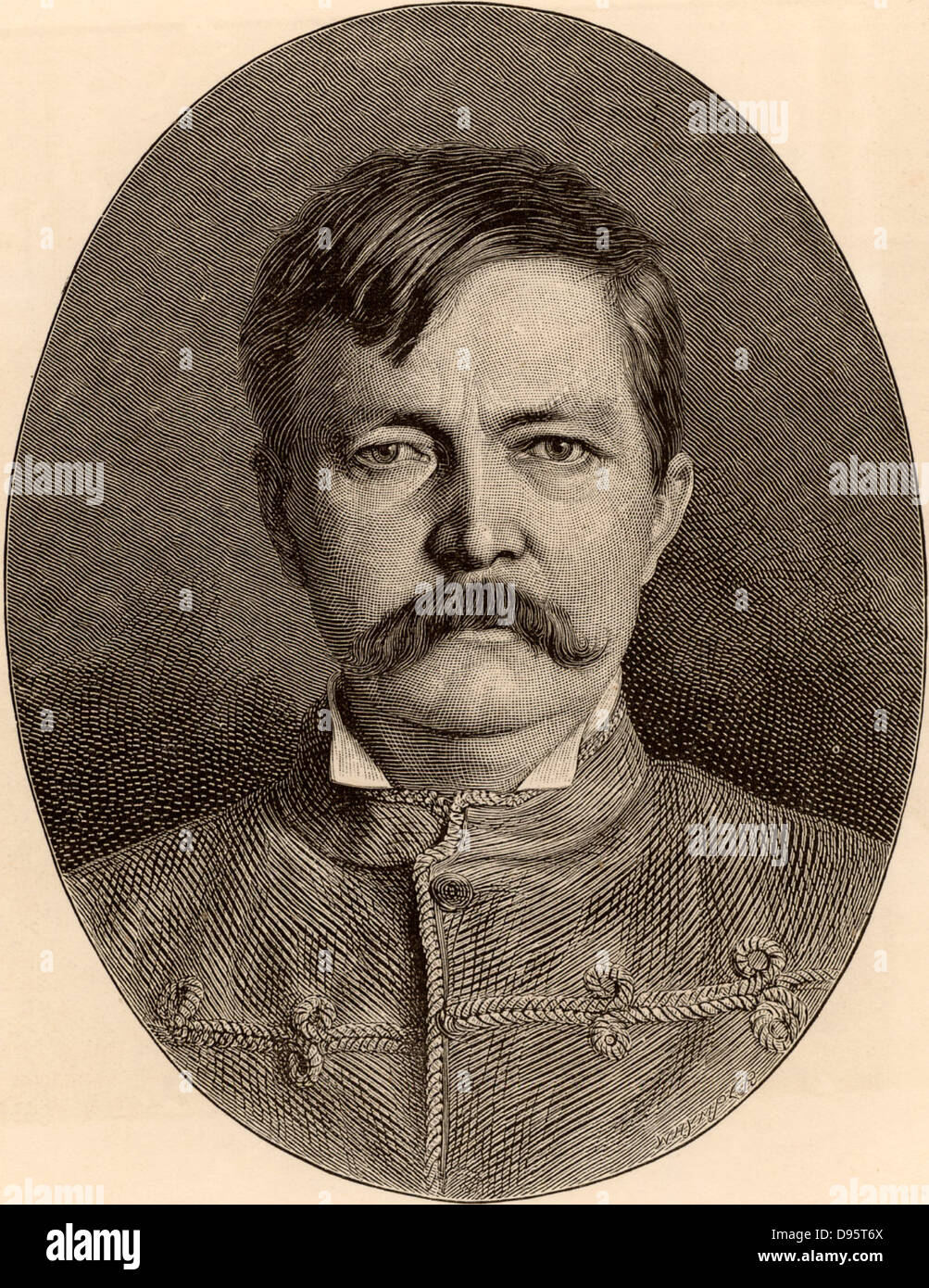 Henry Morton Stanley (1840-1904) John rowlands auf Denbigh, Wales, Welsh geboren - amerikanischer Journalist und Entdecker geboren. Von "die Stunde" (London, 1890). Stockfoto