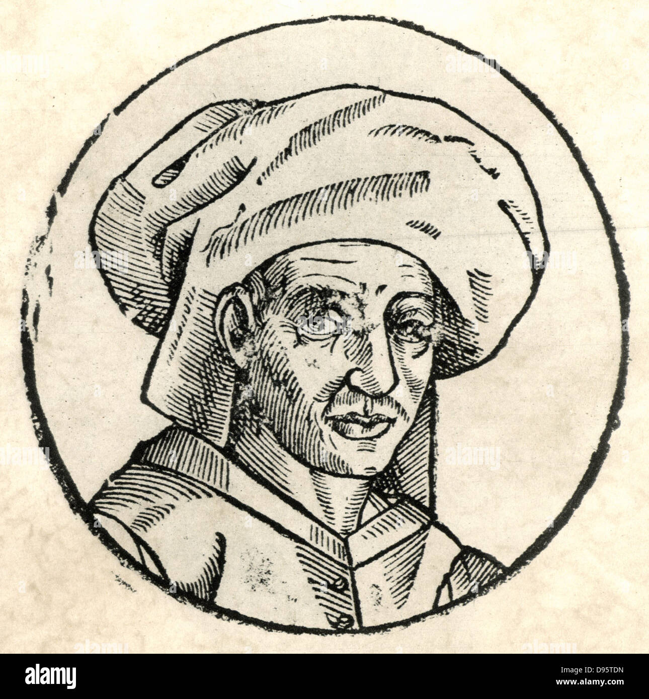 Josquin Desprez oder -des-Prés (c1440-1521) französischer Komponist und Sänger. Stockfoto