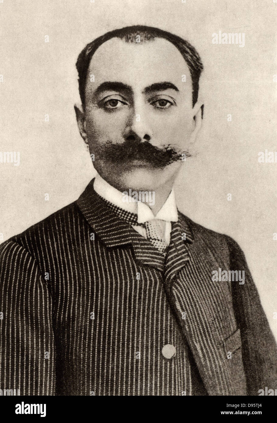 Andre (Charles Prosper) Messager (1853-1919) ca. 1890. Französischer Komponist und Dirigent. Nach einem Foto. Stockfoto