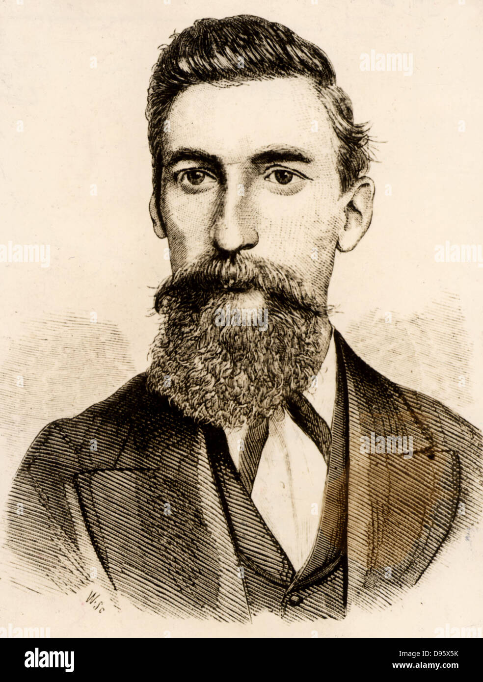 Robert Applegarth (1834-1924) prominenten englischen Handel Gewerkschaftsführer. Stockfoto