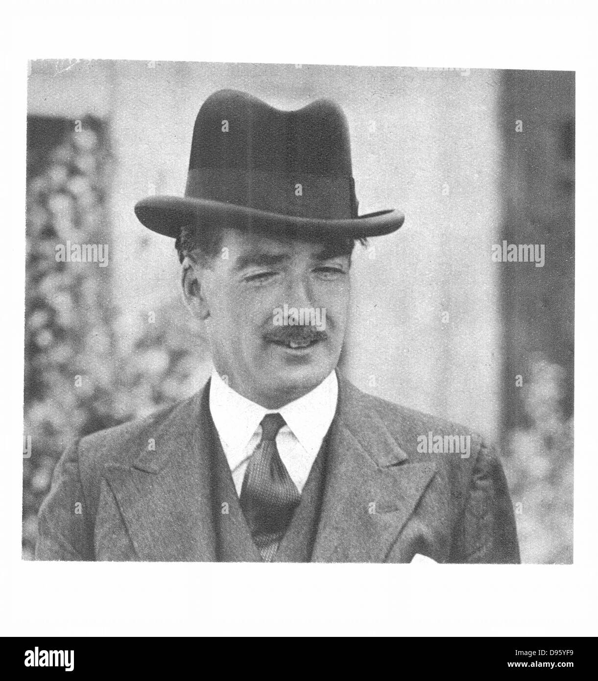 Anthony Eden (1897-1977), britischer Politiker 1938 er als Außenminister trat. Stockfoto