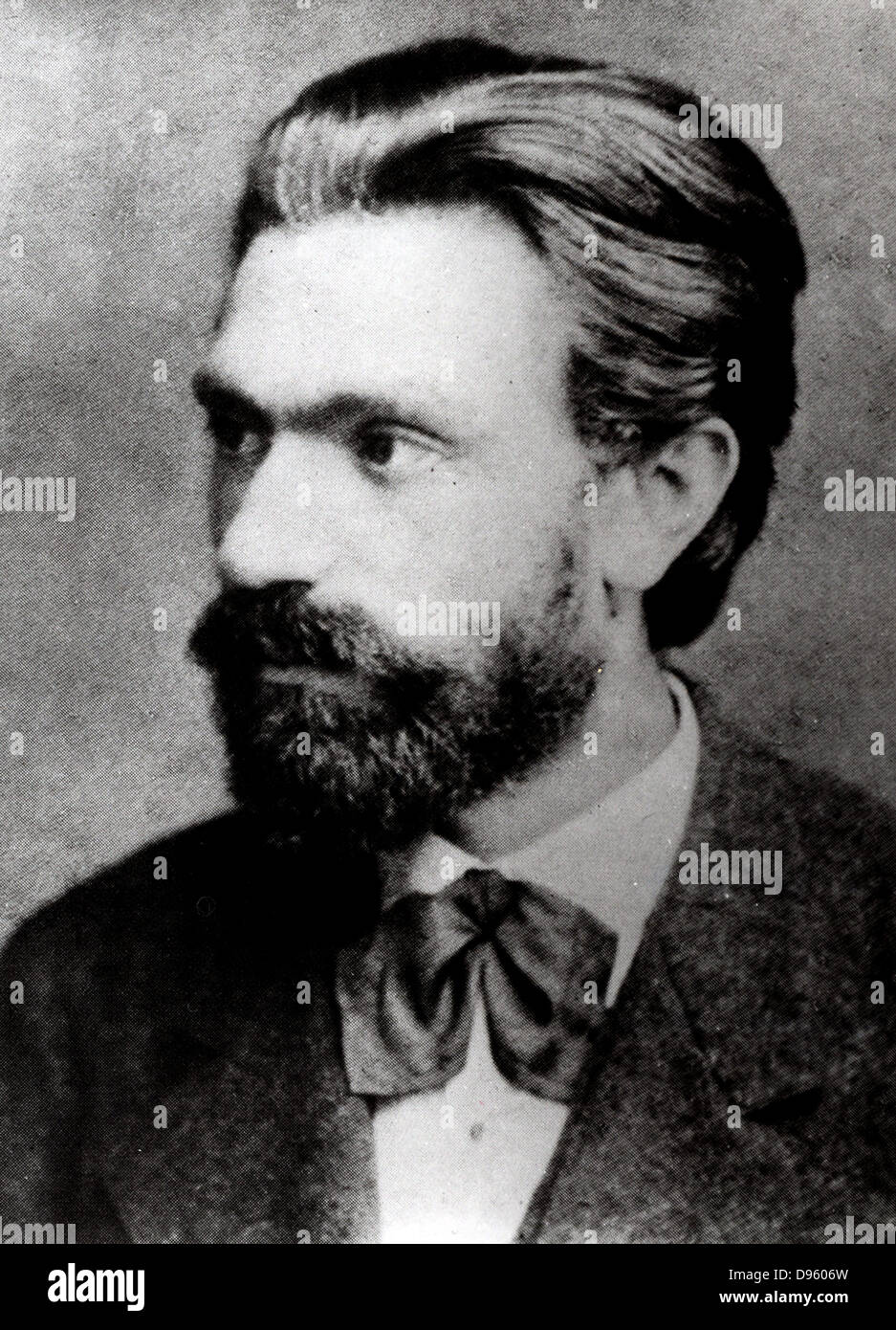 (Ferdinand) August Bebel (1840-1913) deutsche Sozialdemokrat. Stockfoto
