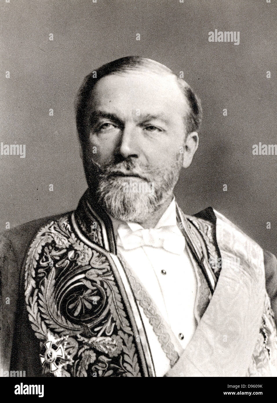 Philip Alexander Zu Eulenburg-Hertefeld (1847 – 1921) deutscher Politiker und Diplomat. Freund des Kaisers. Stockfoto