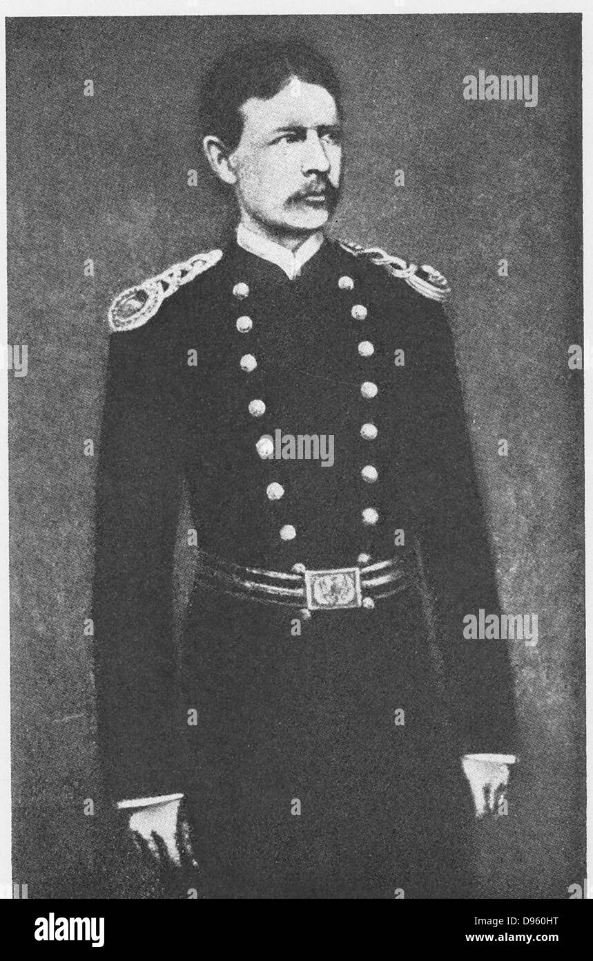 Walter Reed (1851-1902), US-amerikanische Armee Chirurg und Bakteriologe. Experimente von ihm im Jahr 1900 bewiesen, dass Gelbfieber durch Moskitos übertragen wird. Stockfoto