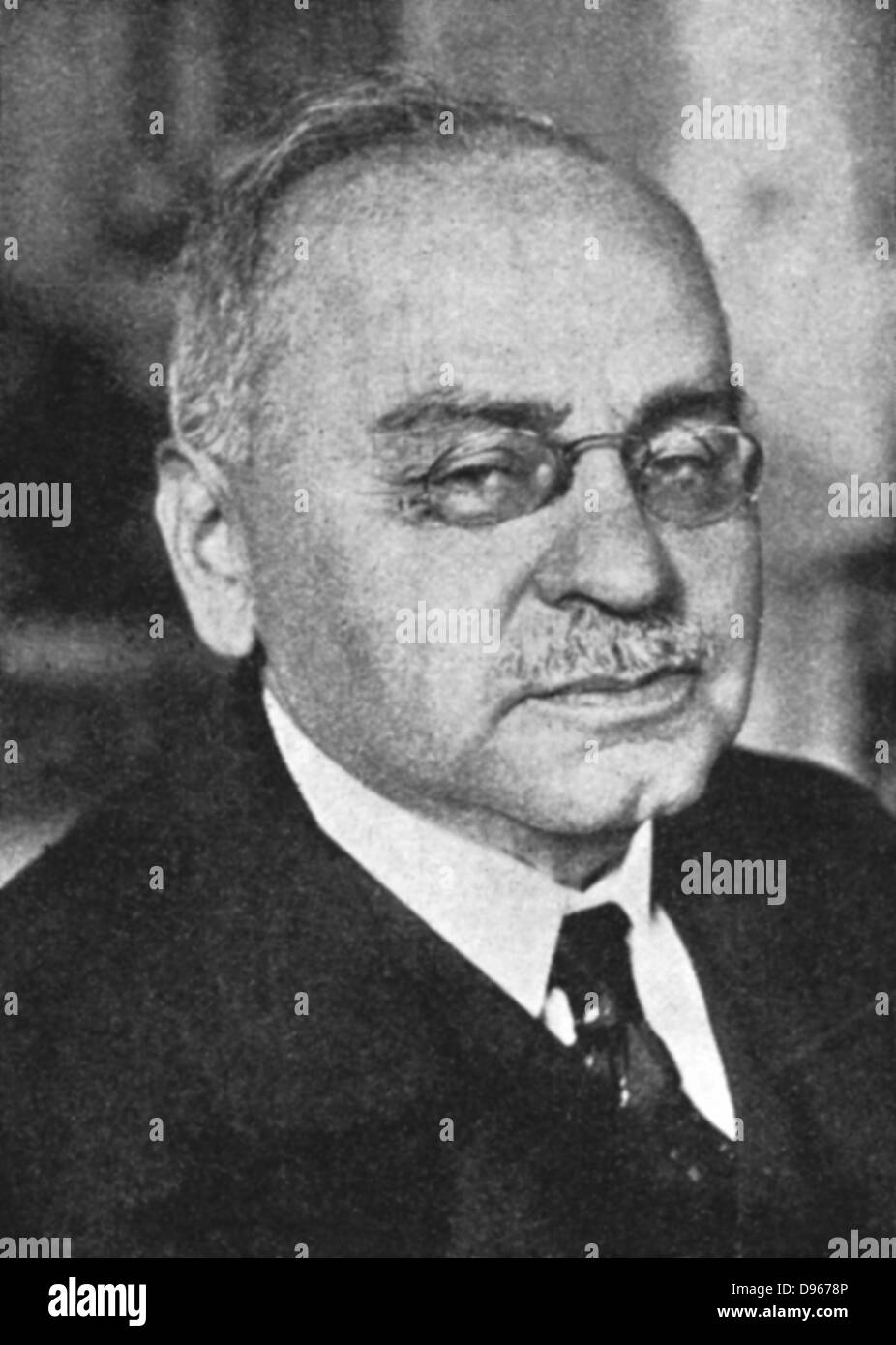 Alfred Adler (1870-1937), österreichischer Psychiater; Mitglied der Gruppe um Freud, bis er im Jahre 1911 brach und entwickelte Theorie der individuellen Psychologie Stockfoto