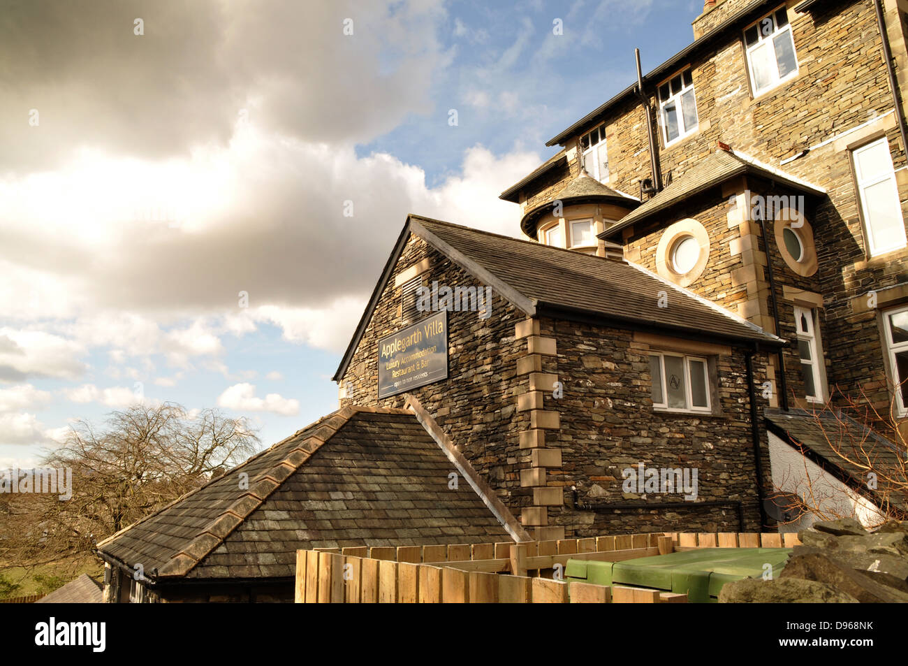 Bett & Frühstück Windermere Cumbria Stockfoto