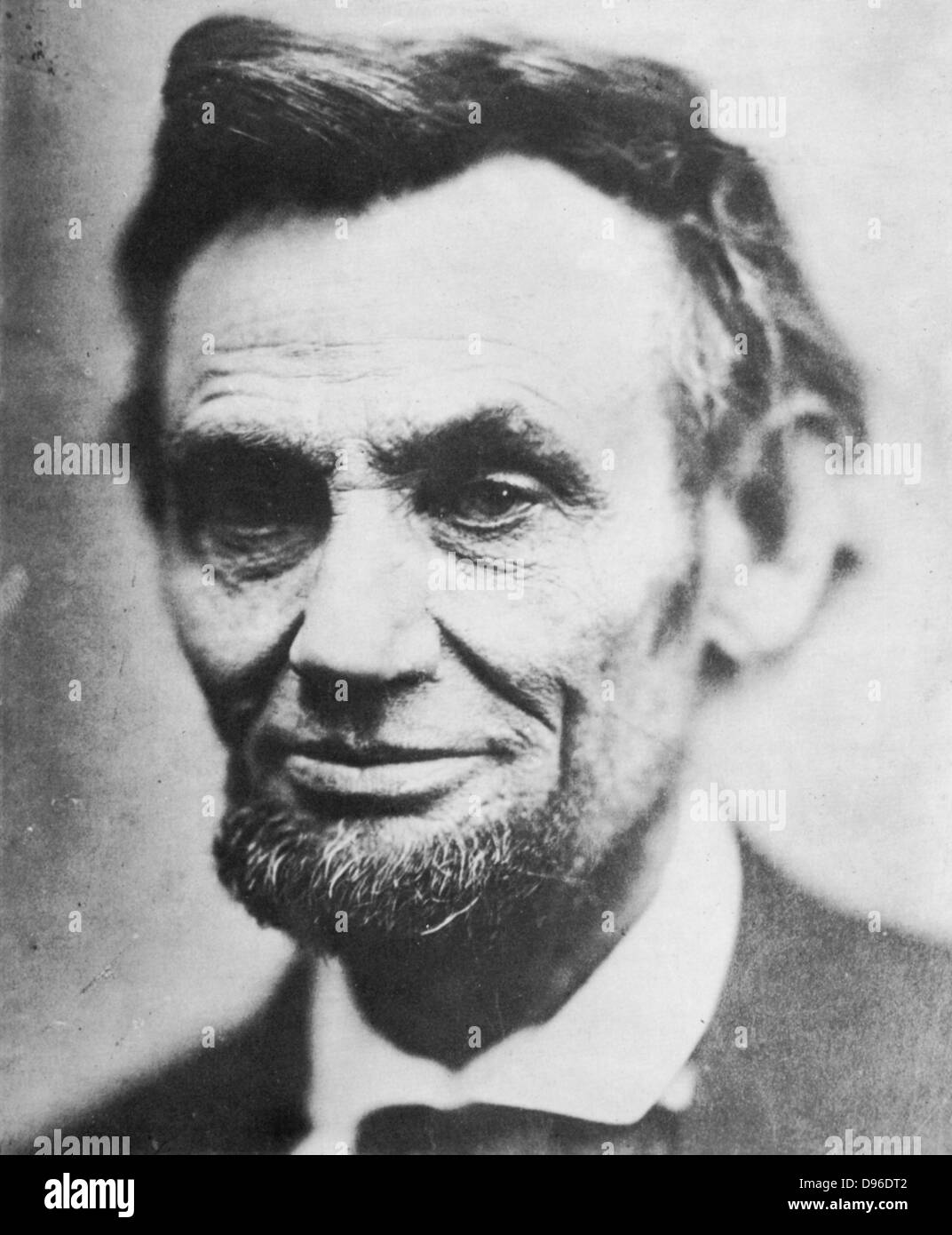 Abraham Lincoln (1809-1865) c 1865. Lincoln, der 16 Präsident der Vereinigten Staaten von Amerika (1861-1865) ermordet wurde am 14. April 1865. Stockfoto