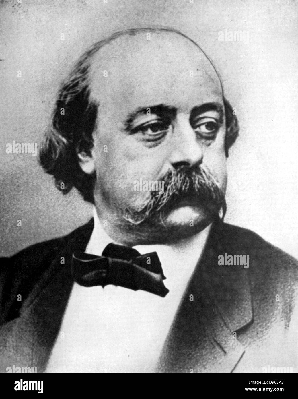 Französischer Schriftsteller Gustave Flaubert (1821-1880). Stockfoto