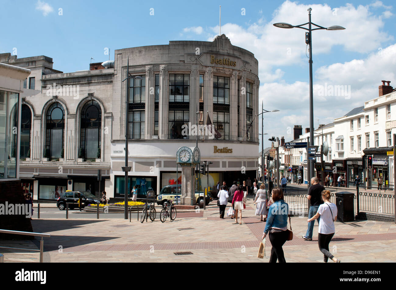 Beatties speichern, Wolverhampton, England, UK Stockfoto
