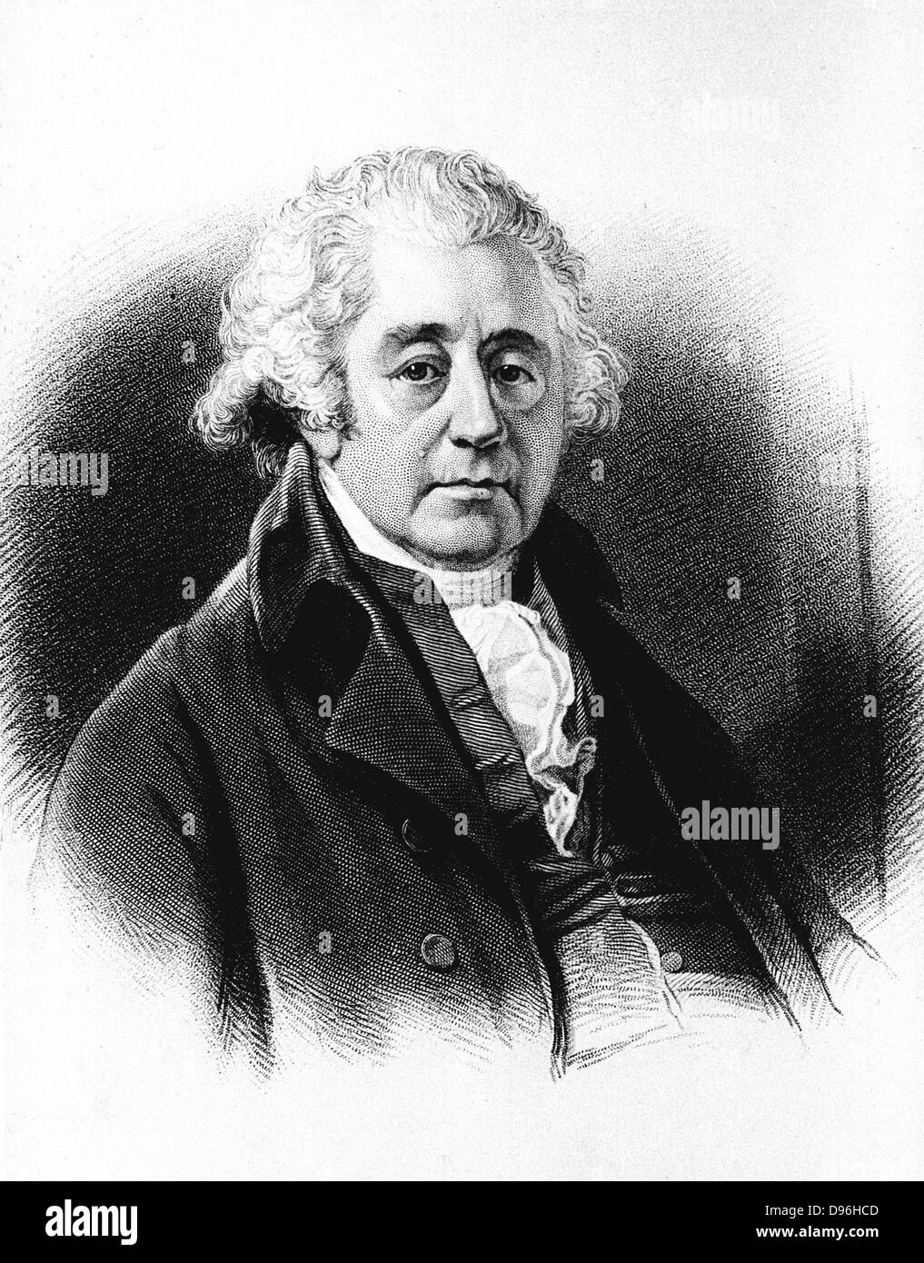 Matthew Boulton (1728-1809). Englischer industrieller. Partner von James Watt. Gravur nach Porträt von Beechy Stockfoto