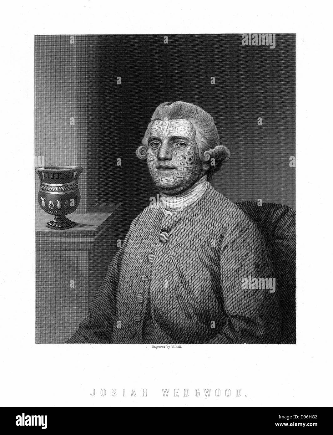 Josiah Wedgwood (1730-1795) englischen industriellen und Potter. Stockfoto