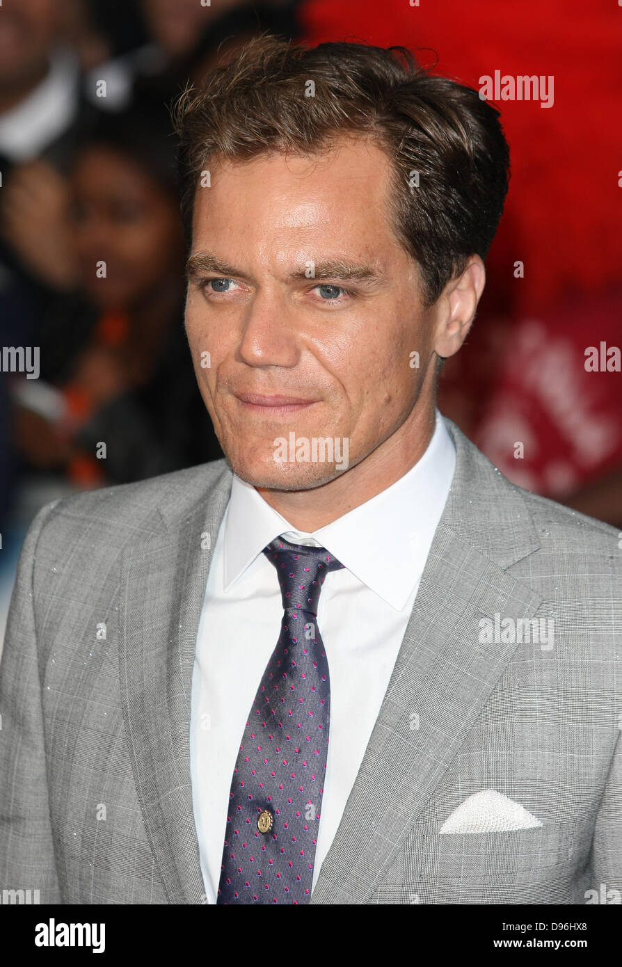 MICHAEL SHANNON Mann aus Stahl UK PREMIERE LEICESTER SQUARE LONDON ENGLAND 12. Juni 2013 Stockfoto