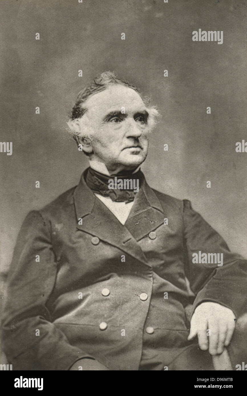 Deutsche Chemiker Justus von Liebig (1803-1873). Aus "Der Popular Science Review", London, April 1866. Foto: Woodburytype. Stockfoto