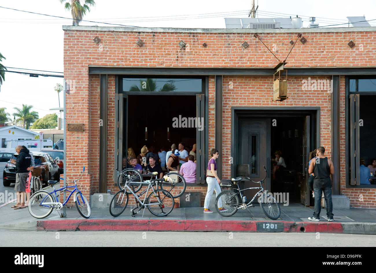Bar-Restaurant Otheroom auf Abbot Kinney Boulevard n Venice Beach, CA Stockfoto