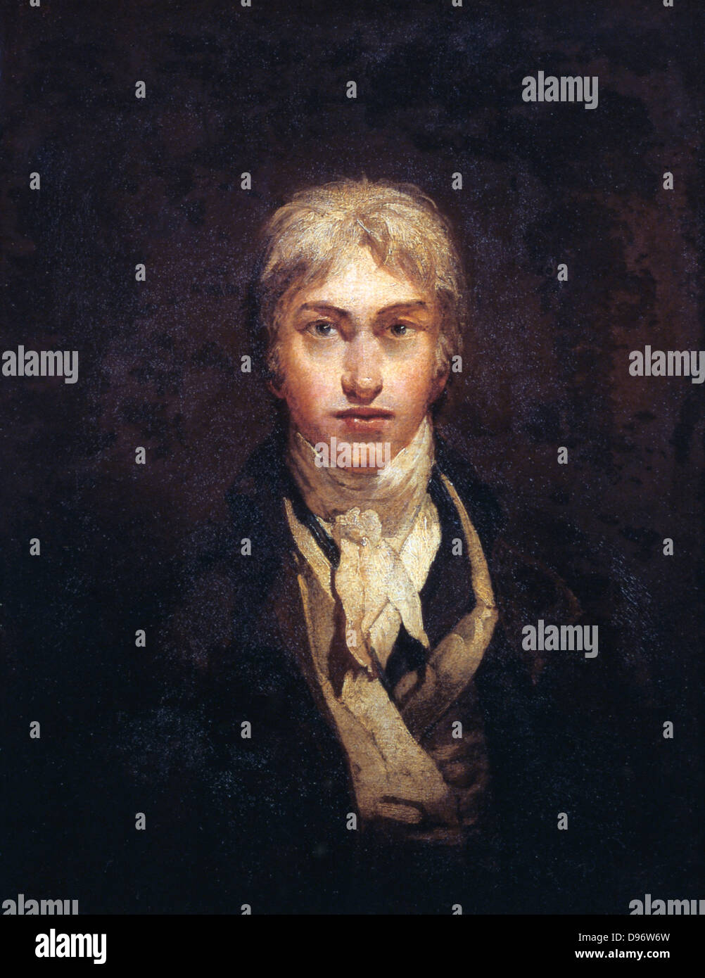 Joseph Mallord William Turner (1775-1851), britischer Künstler. "Selbstportrait, Alter 24' Ölgemälde Stockfoto