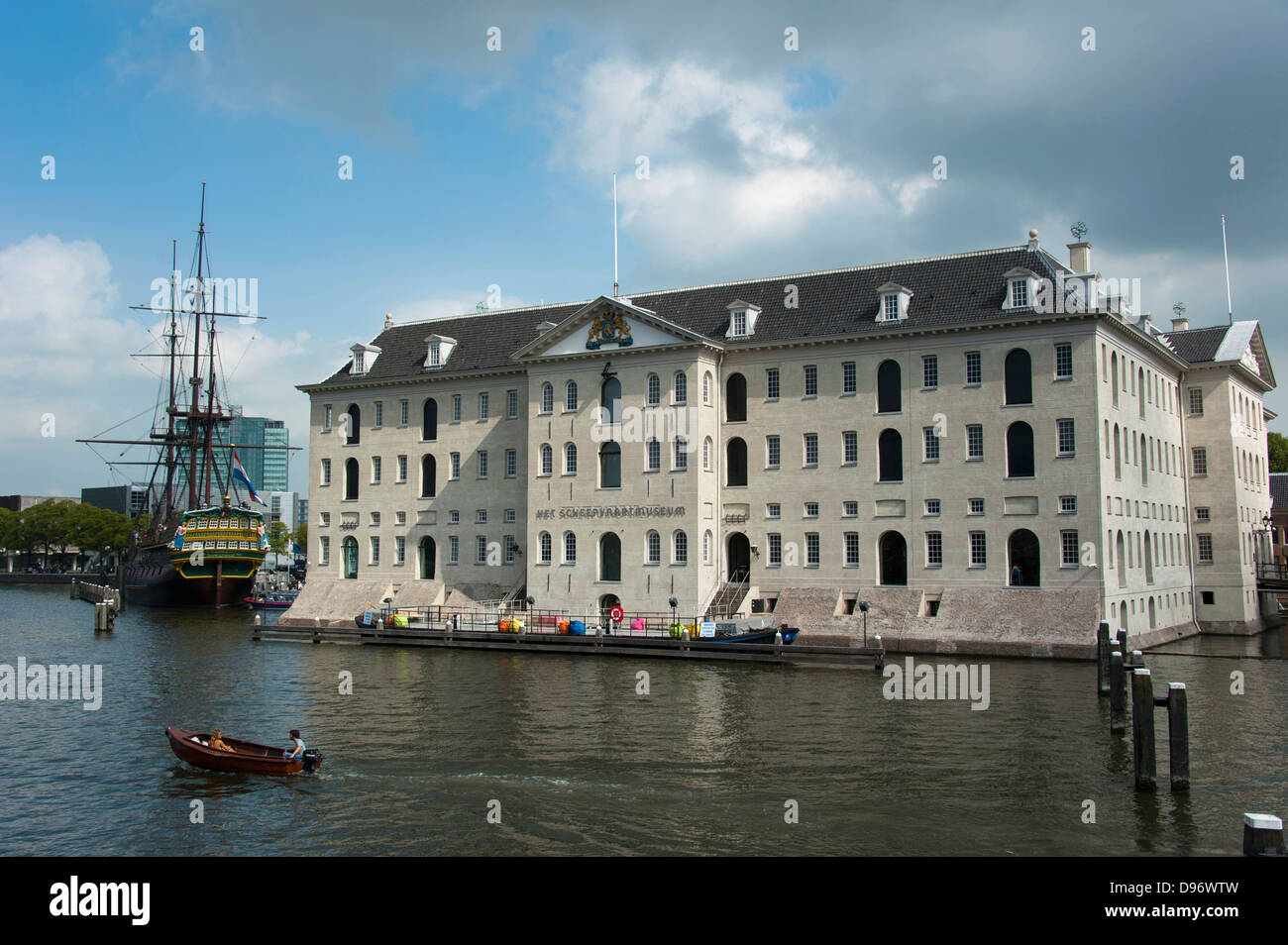 Maritime Museum, Amsterdam, Niederlande, Europa, Schifffahrtsmuseum, Amsterdam, Niederlande, Europa, Het Scheepvaartmuseum Stockfoto