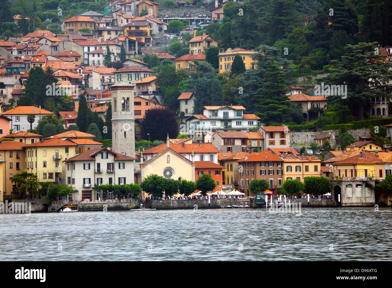 Das Dorf von Torno am Ufer des Comer Sees in Norditalien Stockfoto
