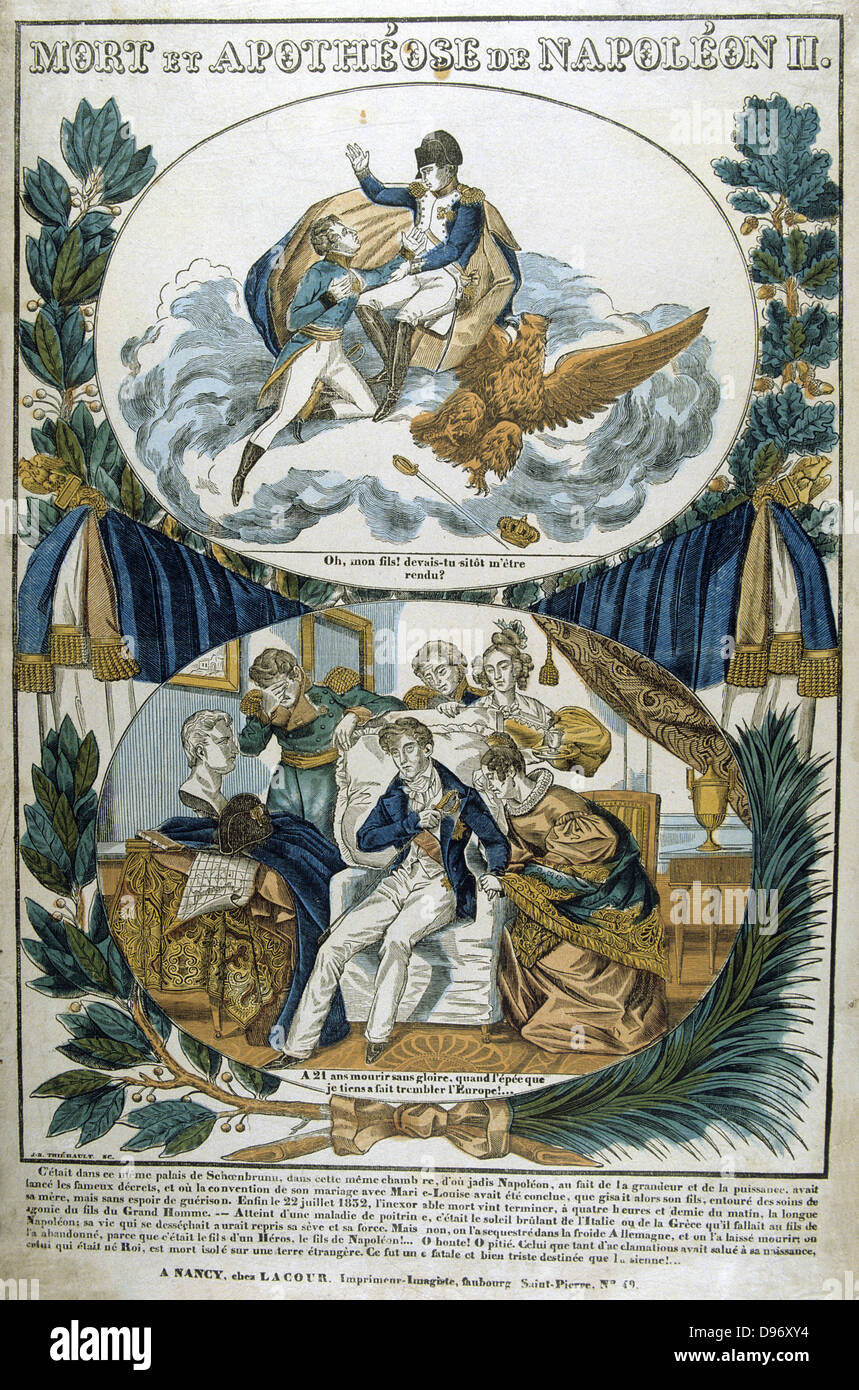 Todesapotheose von napoleon ii 1811 1832 francois charles joseph ...