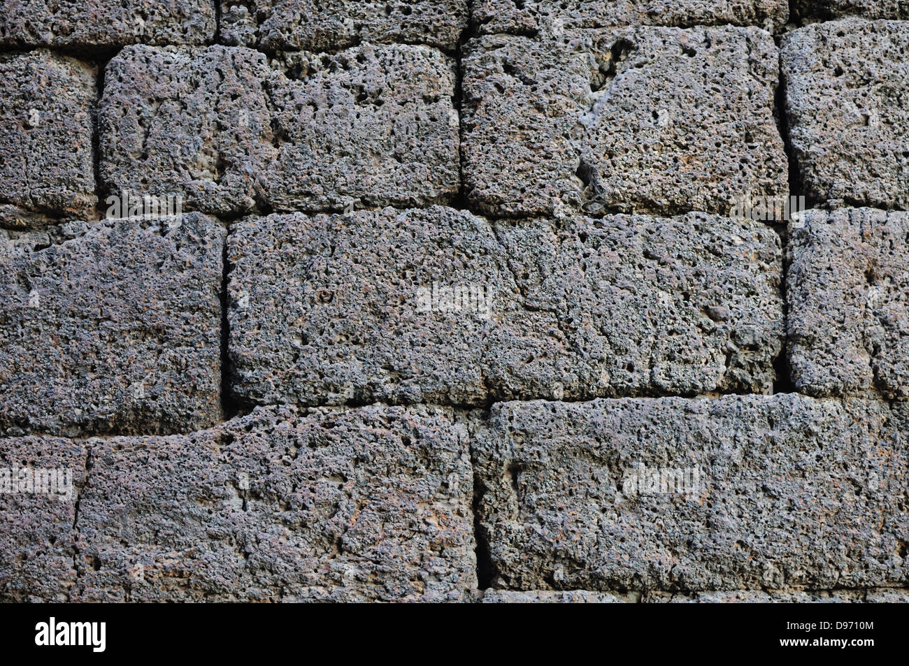 Steinmauer Stockfoto
