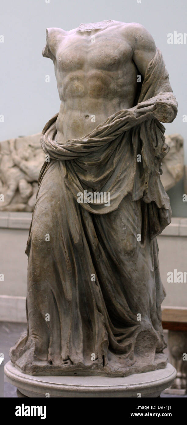 Pergamon Statue des Zeus Marmor, 2. Jahrhundert v. Chr.. Stockfoto