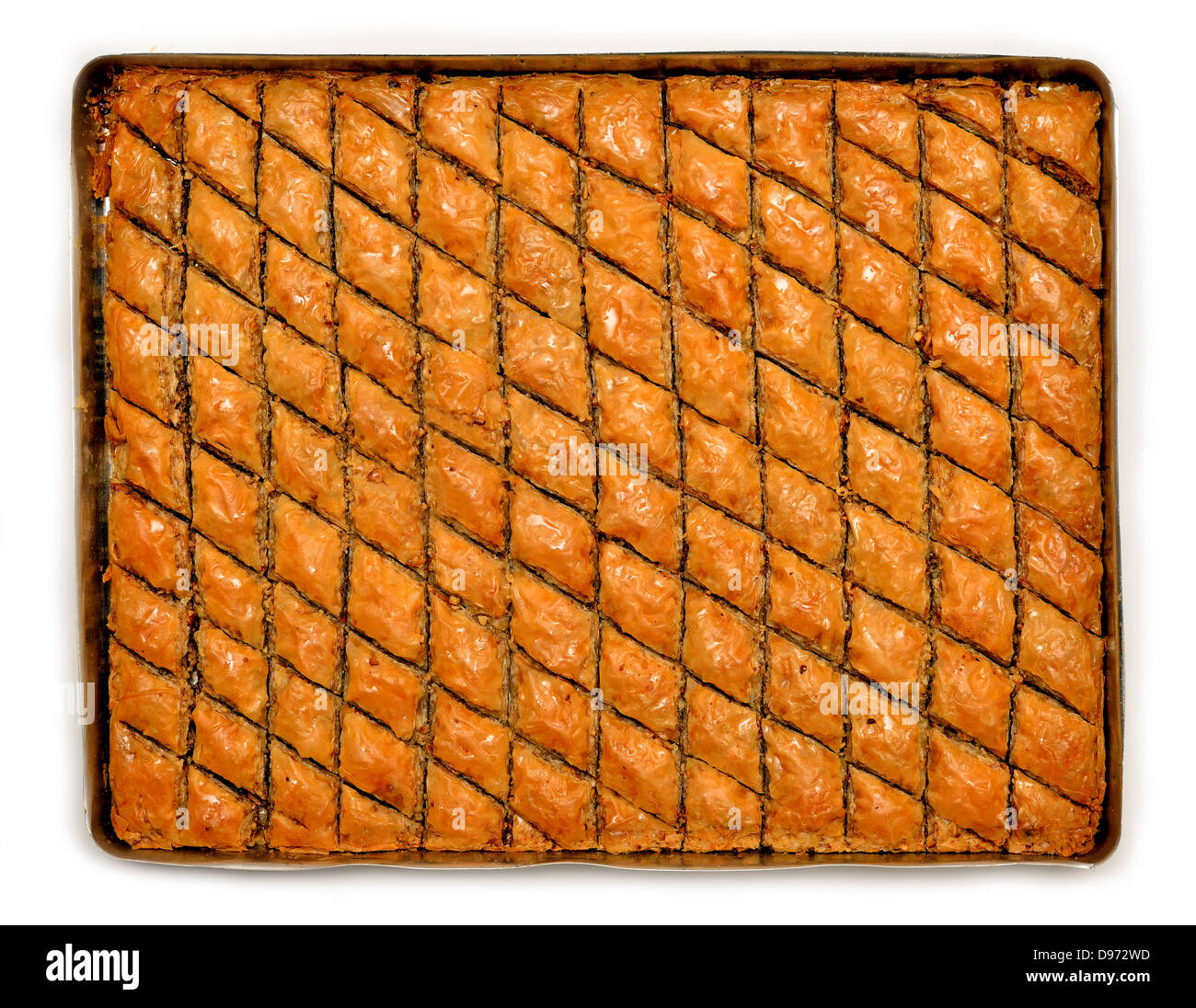 traditionelle türkische Süßspeise baklava Stockfoto