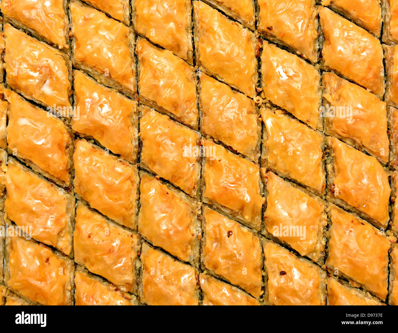 traditionelle türkische Süßspeise baklava Stockfoto