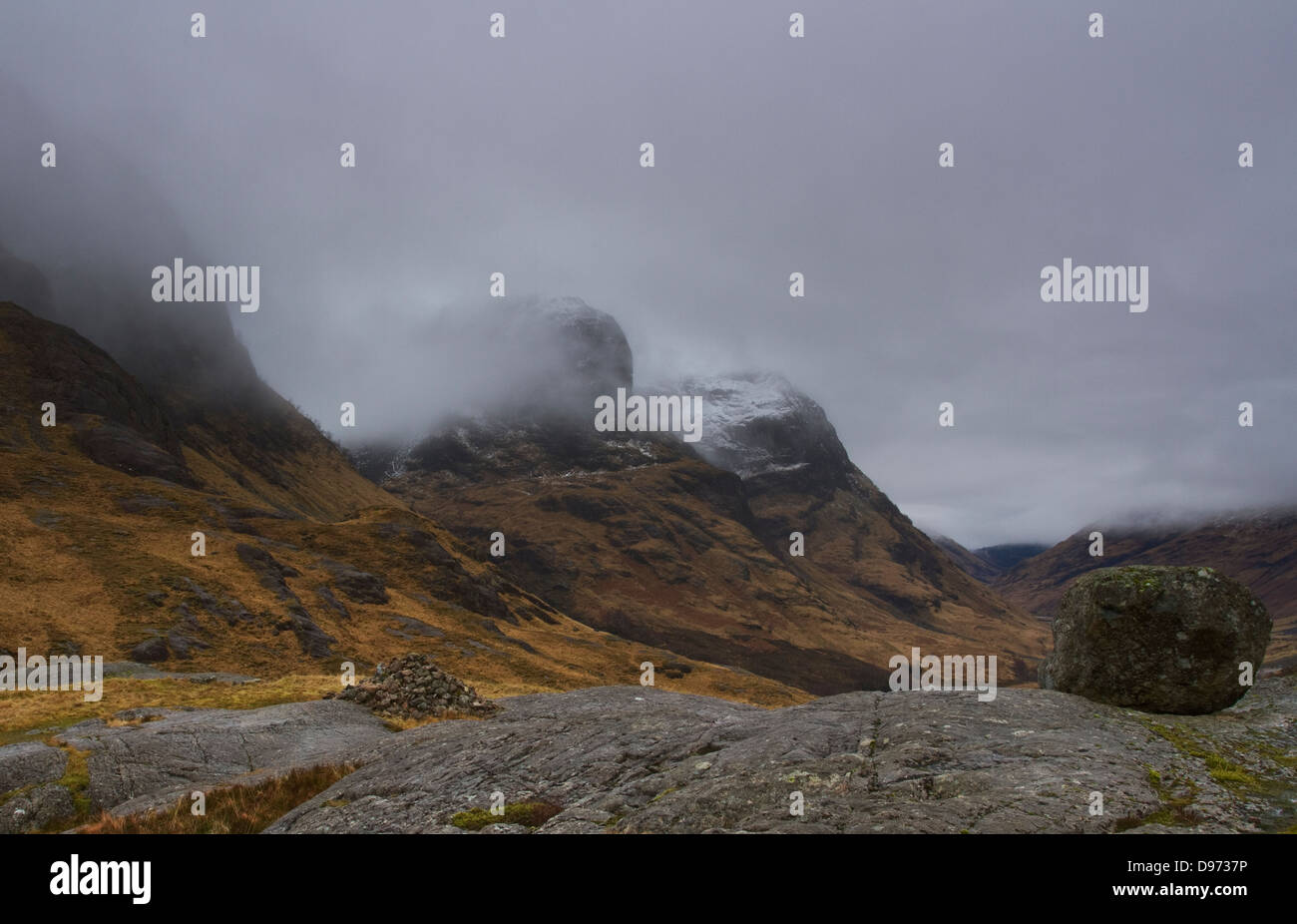 Die drei Schwestern von Glencoe Stockfoto