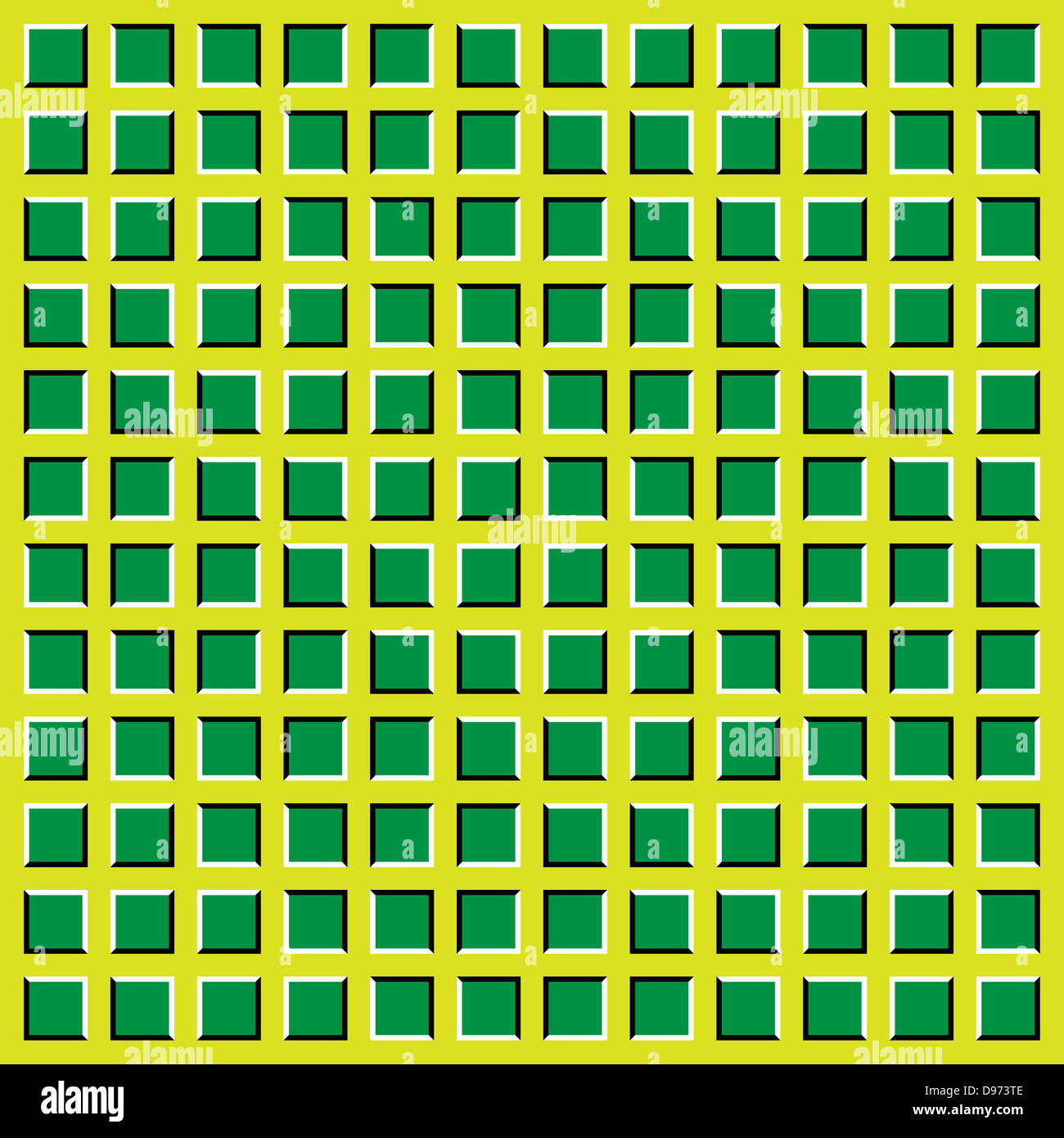 Geometrische Formen-optische Täuschung-Illustration Stockfoto