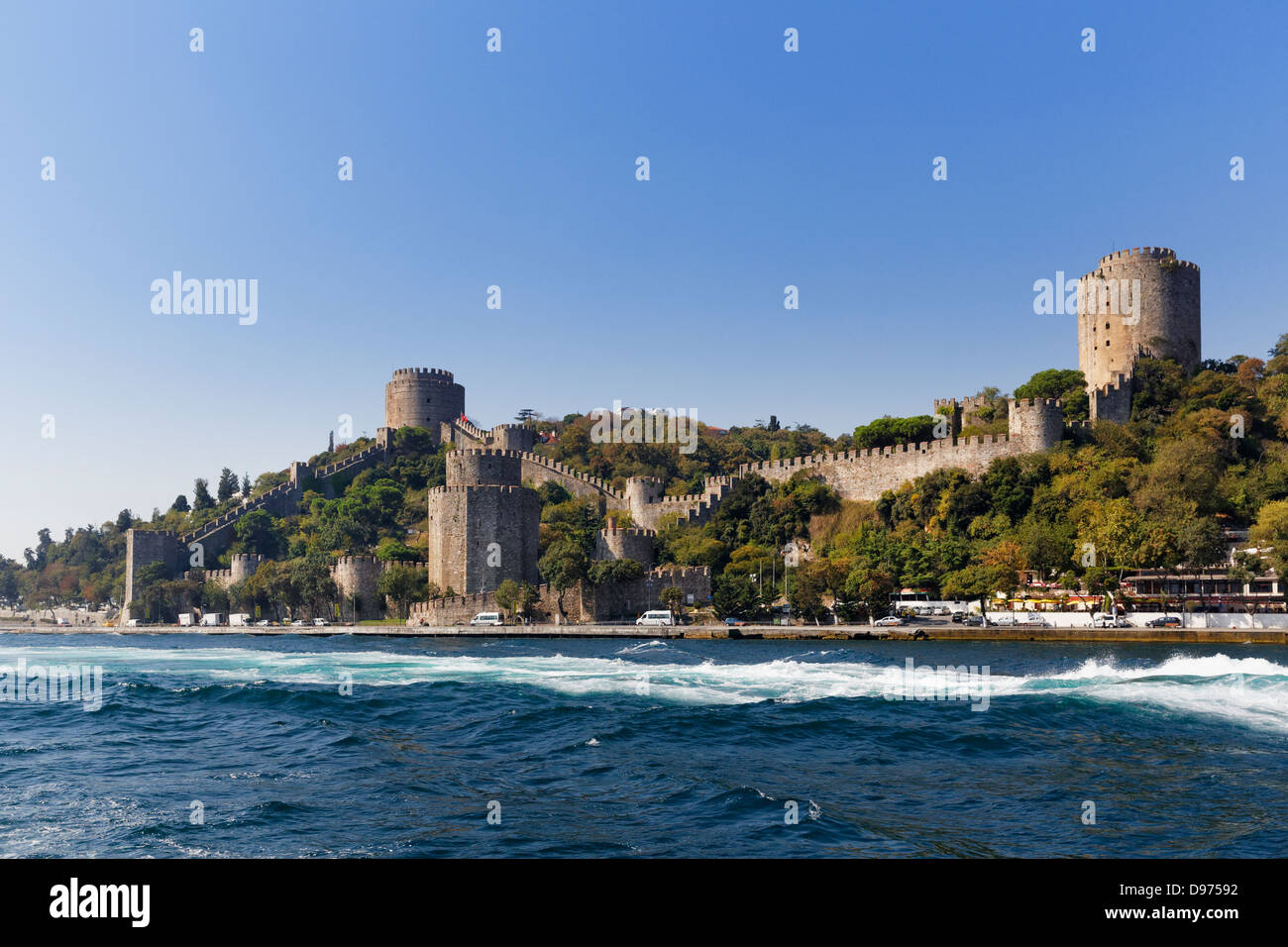 Türkei, Istanbul, Ansicht von Rumeli Festung Stockfoto