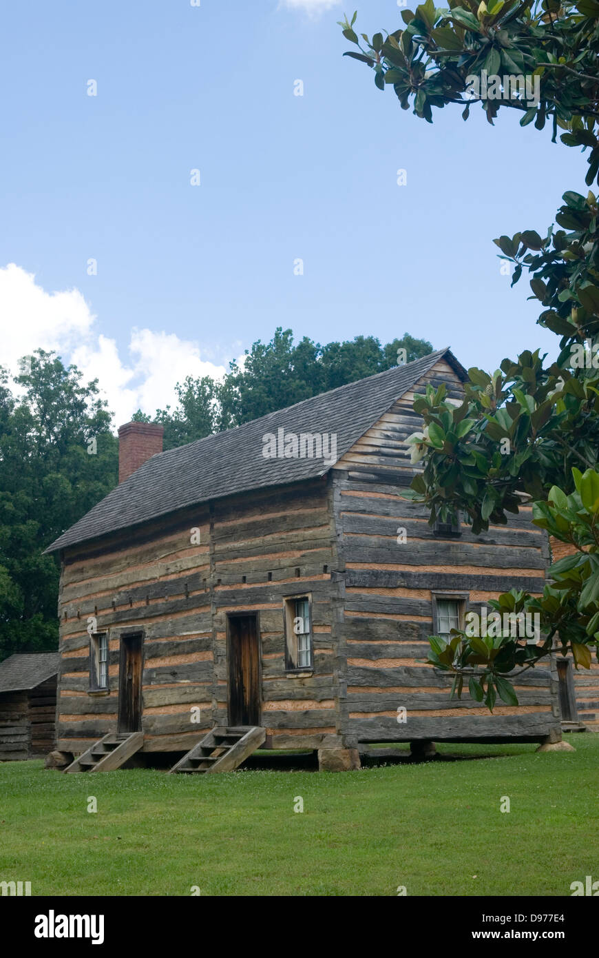 Präsident James K. Polk Elternhaus in der Nähe von Charlotte, North Carolina USA Stockfoto