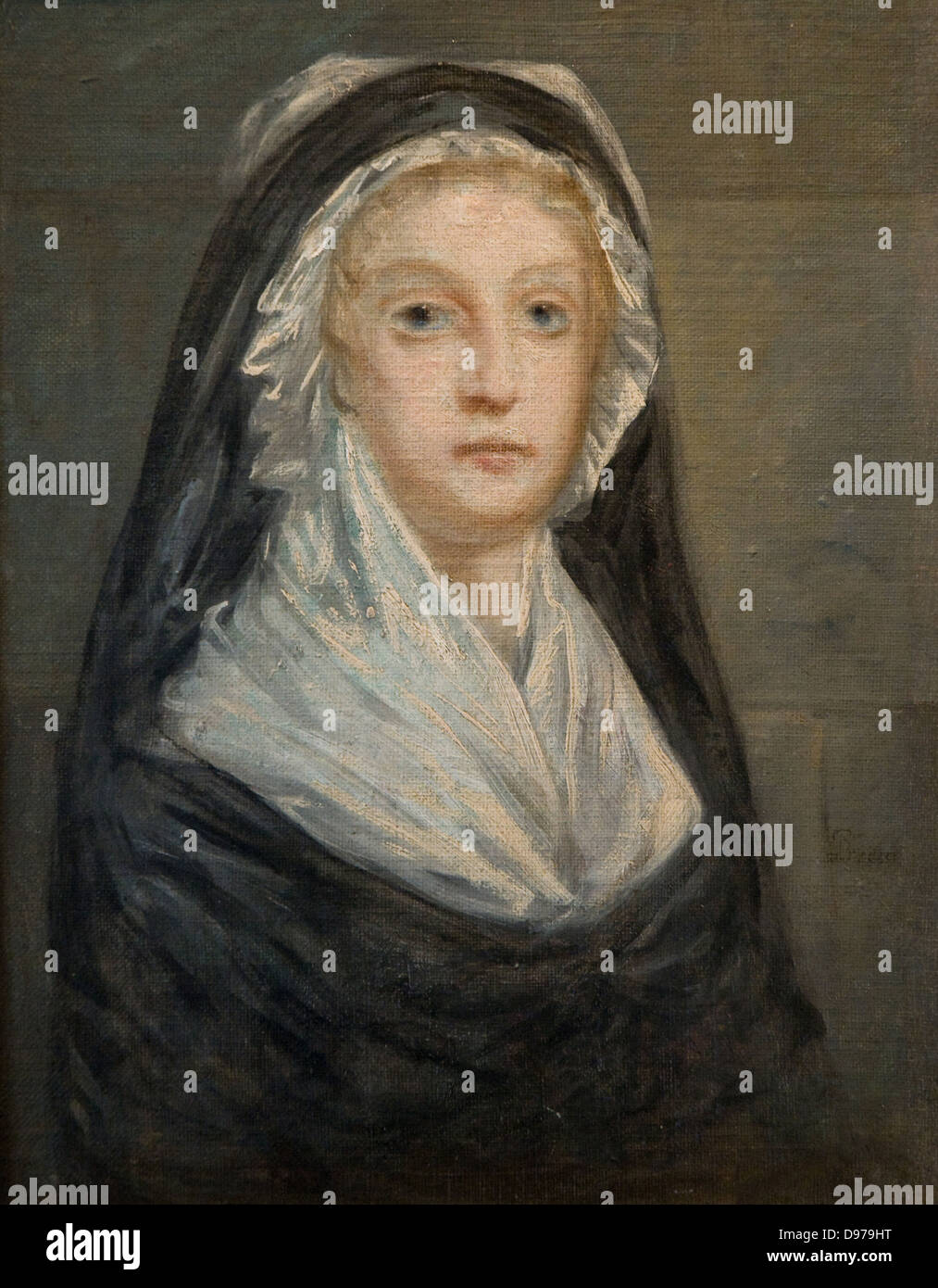 Marie-Antoinette au Tempel Musée Carnavalet Stockfoto