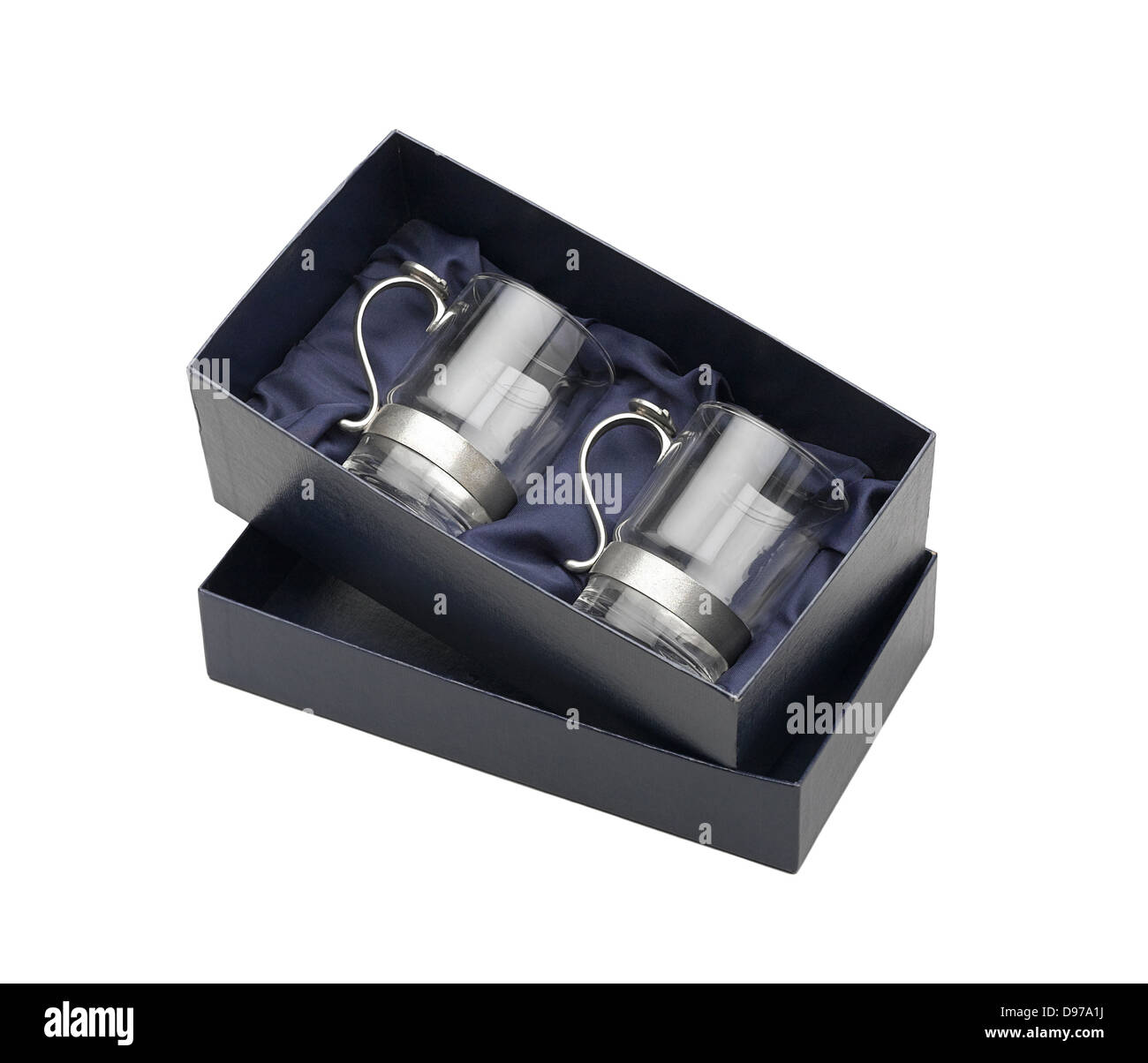 Das Feld der Luxus Brille festgelegt, das Geschenk für besondere Anlässe Stockfoto