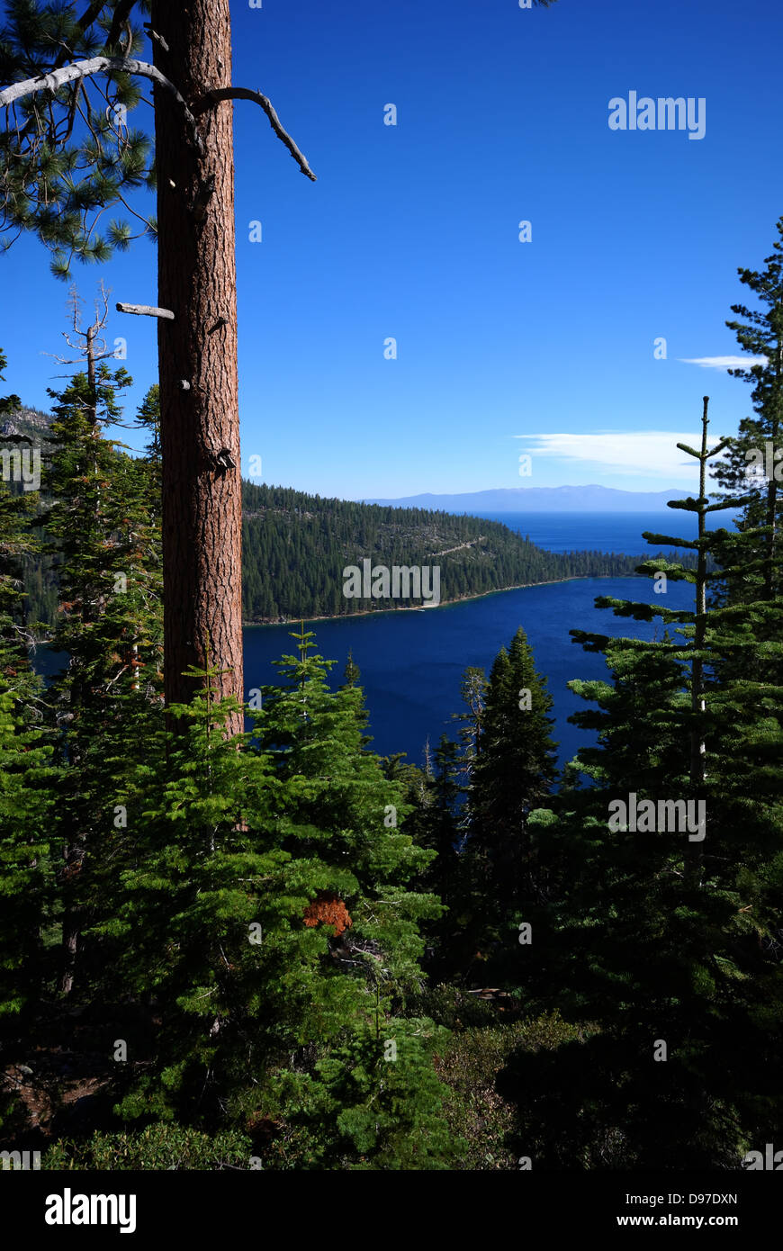 Emerald Bay Lake Tahoe Kalifornien Stockfoto