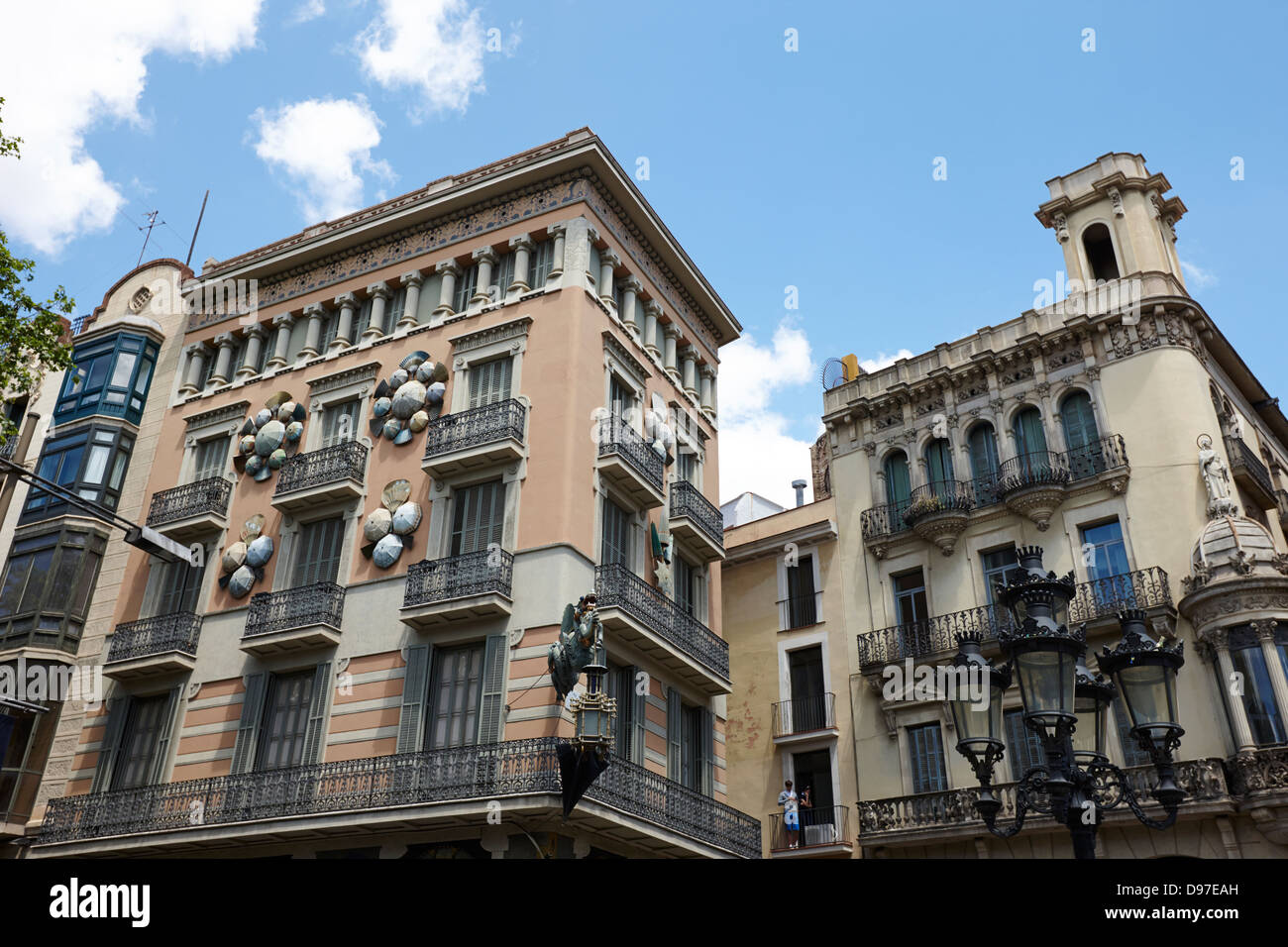 Casa Bruno Cuadros la Rambla Barcelona Katalonien Spanien Stockfoto