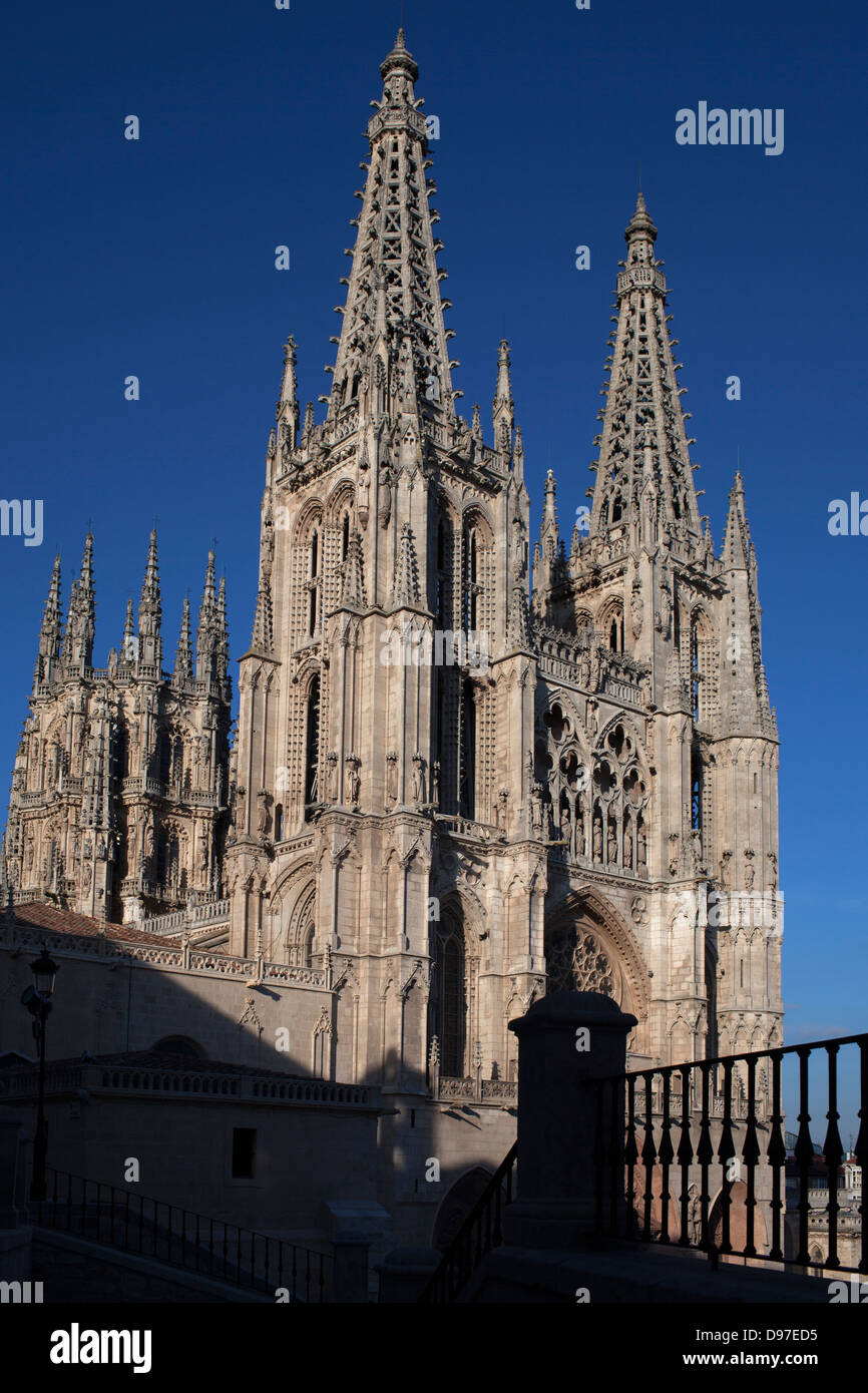 Kathedrale von Burgos. Gotischen Stil. XIII. Jahrhundert Stockfoto