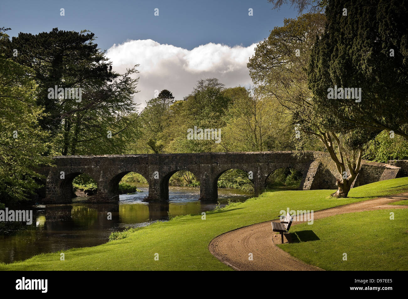 Antrim Castle Gardens, County Antrim, Nordirland, Vereinigtes Königreich Stockfoto
