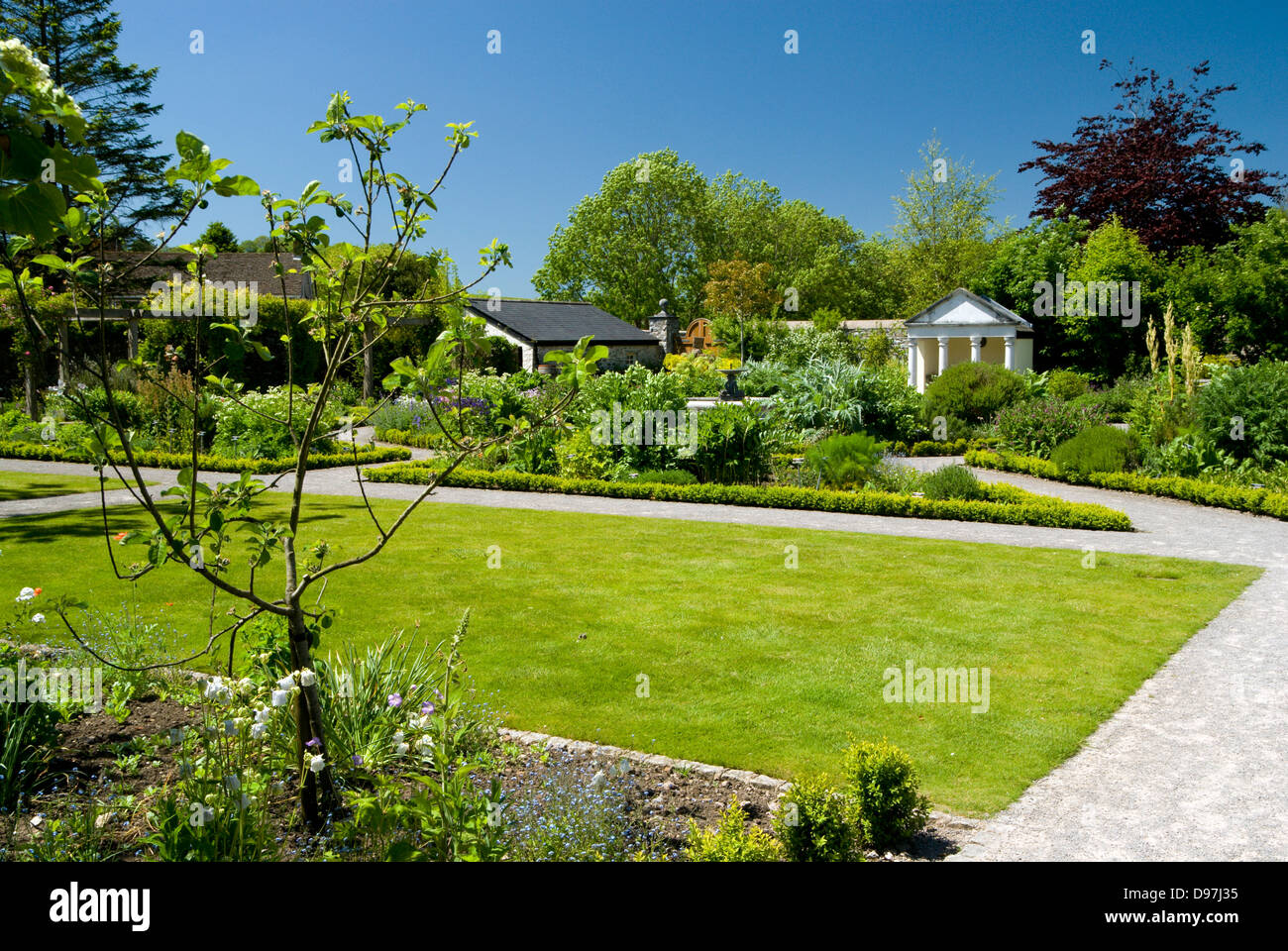 Physic Garden, Cowbridge, Vale von Glamorgan, South Wales, UK. Stockfoto