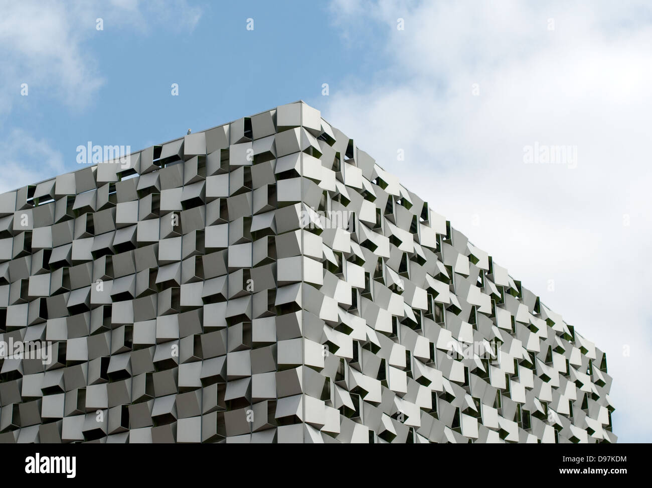 Abstrakten Detail von der Genting Clubgebäude in Sheffield Stockfoto