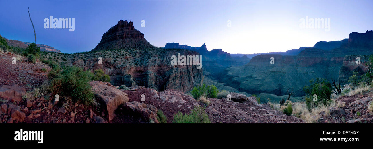 Teile des Grand Canyon National Park, im Horseshoe Mesa, nördlich von Flagstaff, Arizona, USA. Stockfoto