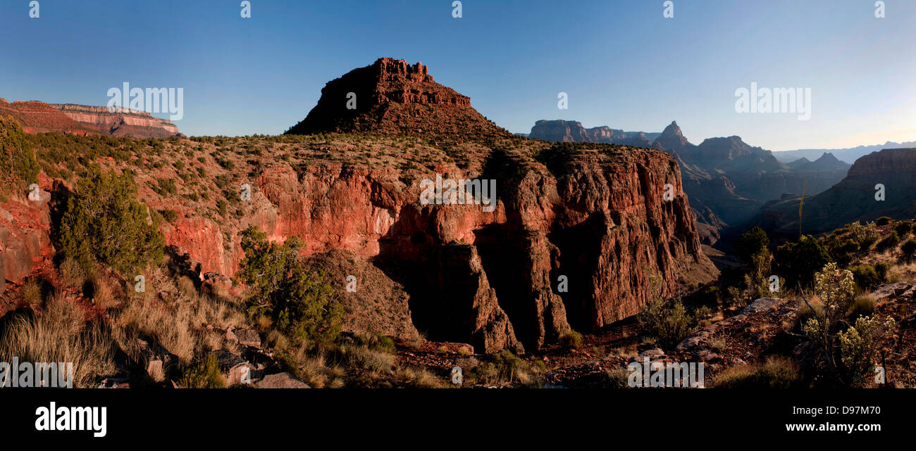 Teile des Grand Canyon National Park, im Horseshoe Mesa, nördlich von Flagstaff, Arizona, USA. Stockfoto