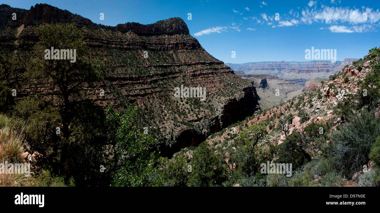 Teile des Grand Canyon National Park, im Horseshoe Mesa, nördlich von Flagstaff, Arizona, USA. Stockfoto