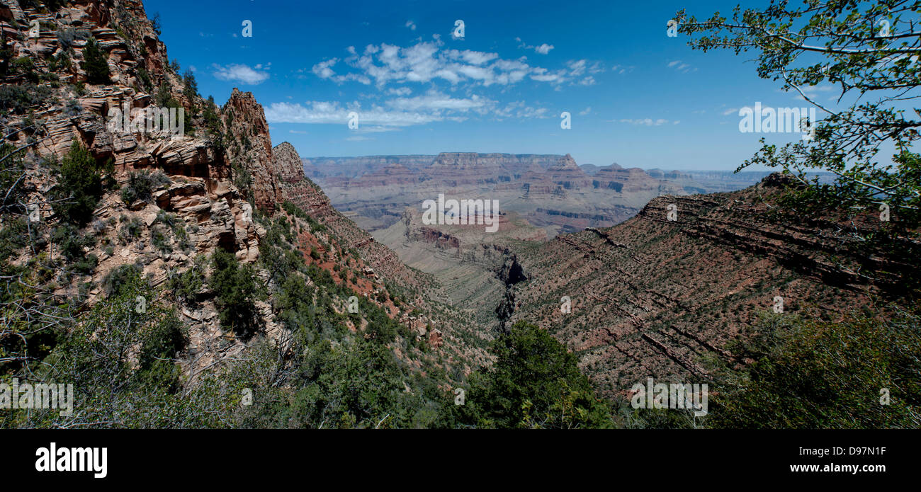 Teile des Grand Canyon National Park, im Horseshoe Mesa, nördlich von Flagstaff, Arizona, USA. Stockfoto