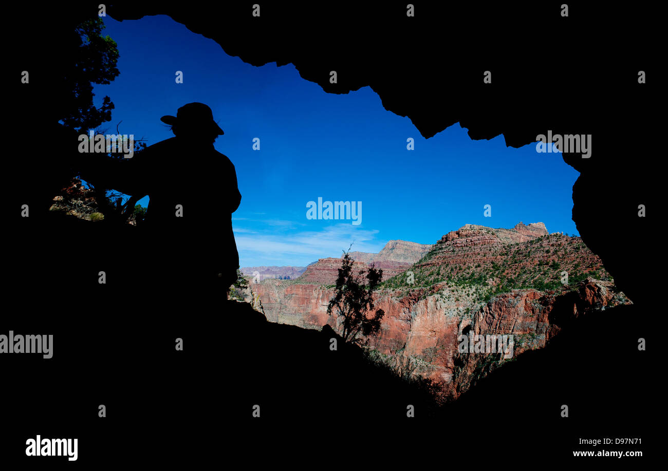 Teile des Grand Canyon National Park, im Horseshoe Mesa, nördlich von Flagstaff, Arizona, USA. Stockfoto