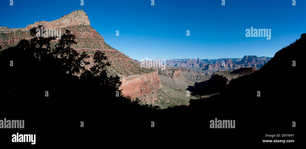 Teile des Grand Canyon National Park, im Horseshoe Mesa, nördlich von Flagstaff, Arizona, USA. Stockfoto