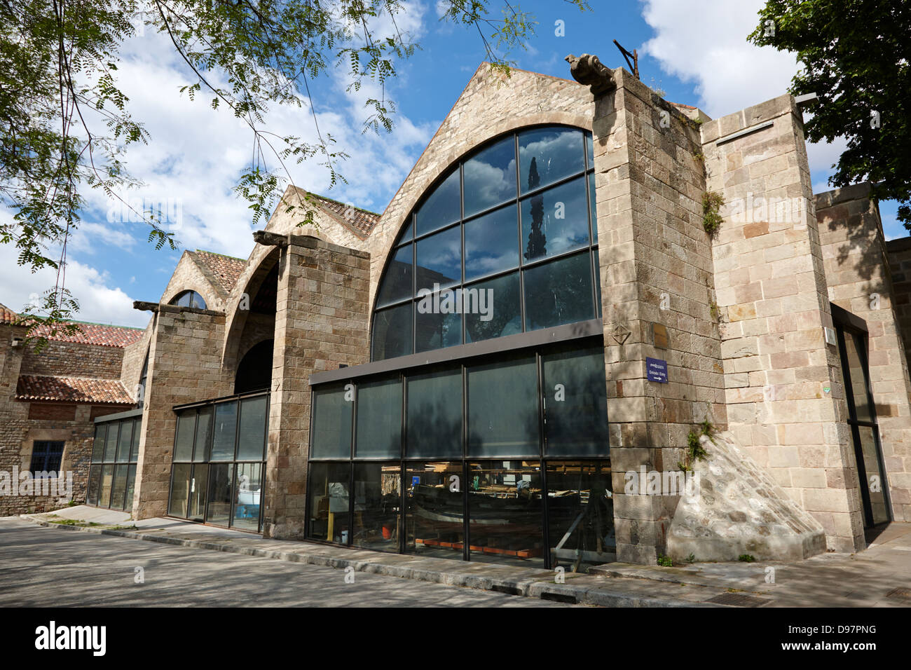 das maritime Museum Barcelona Katalonien Spanien Stockfoto