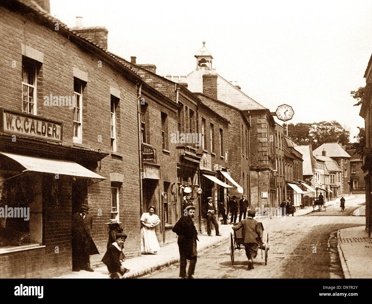 Langport Bow Street 1900 Stockfoto