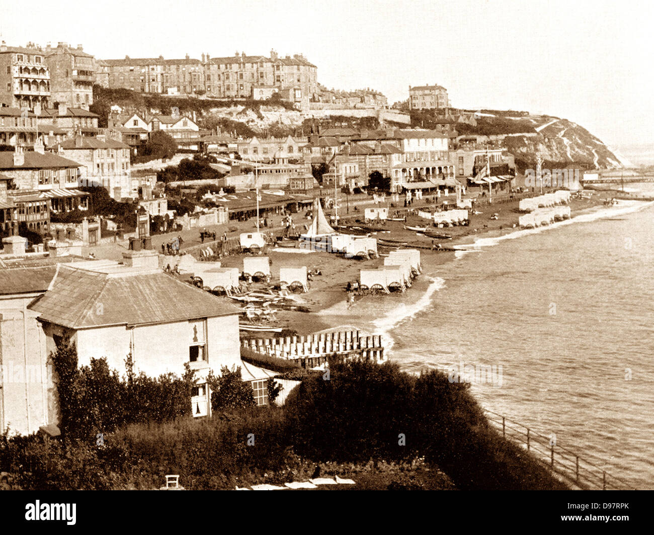 Ventnor Isle Of Wight frühen 1900er Jahren Stockfoto