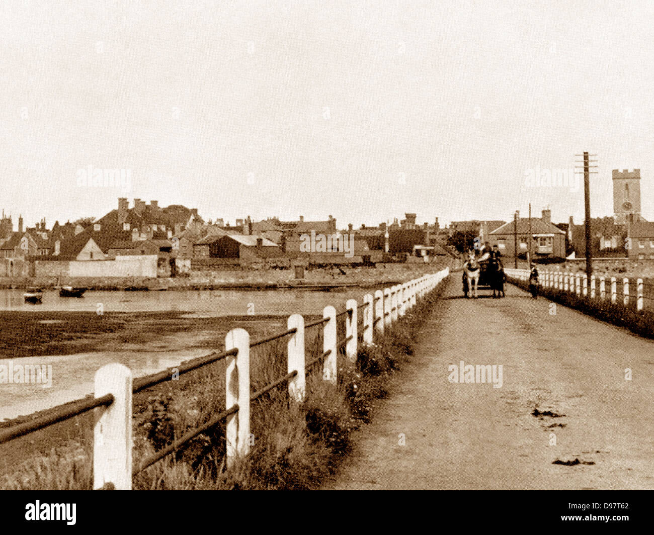 Yarmouth Isle Of Wight frühen 1900er Jahren Stockfoto