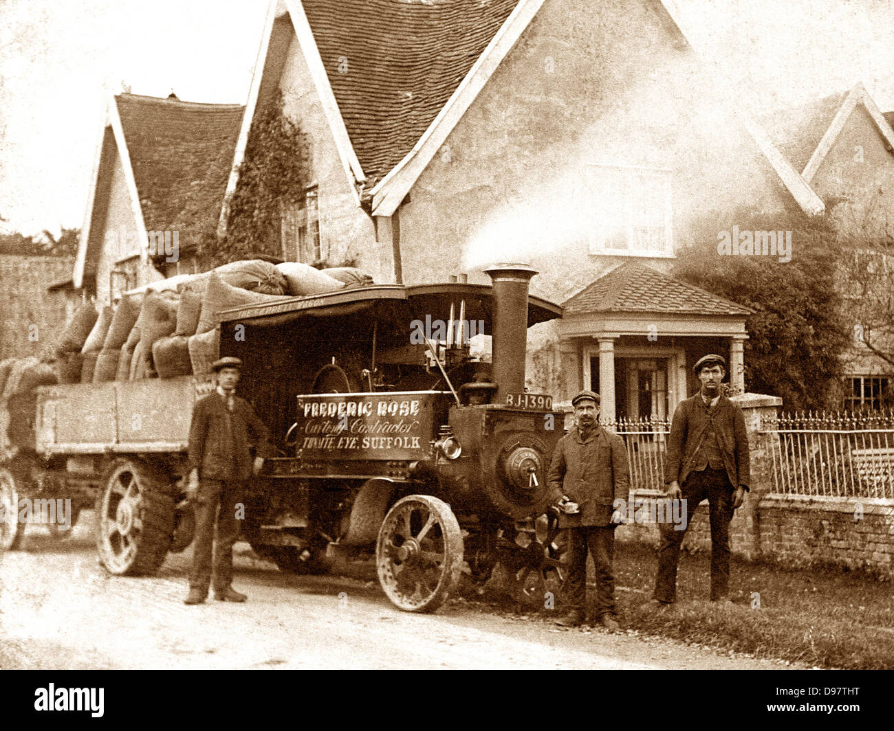 Thwaite Zugmaschine frühen 1900er Jahren Stockfoto