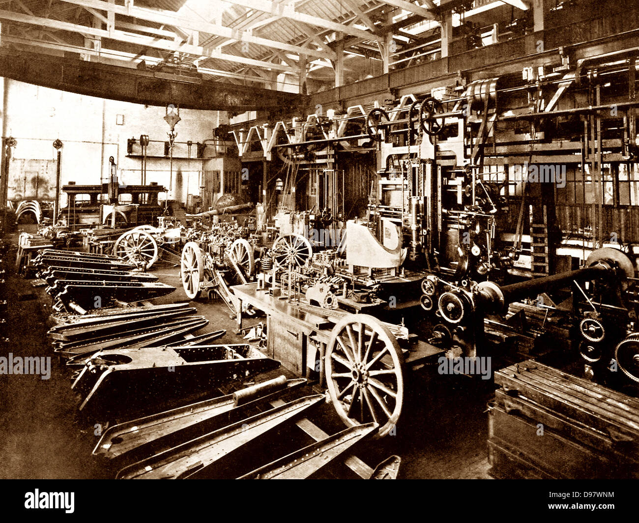 Newcastle-Upon-Tyne Elswick Werke 1900 Stockfoto